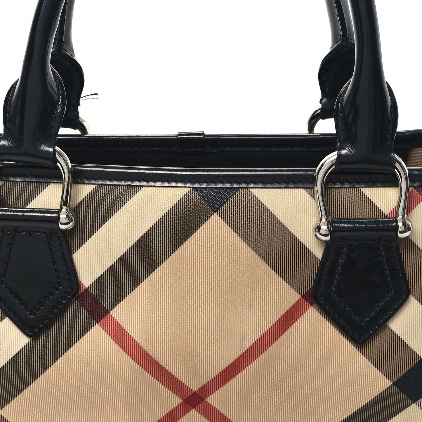 Nova Check Medium Tote Black