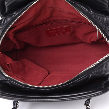 Chanel Calfskin Quilted CC Framed Bag Black 4 of 5