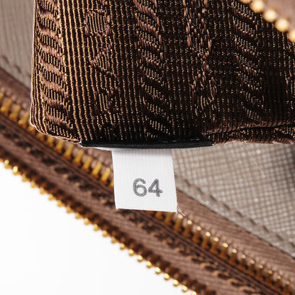 Prada Saffiano Lux Large Double Zip Tote Argilla 9 of 10