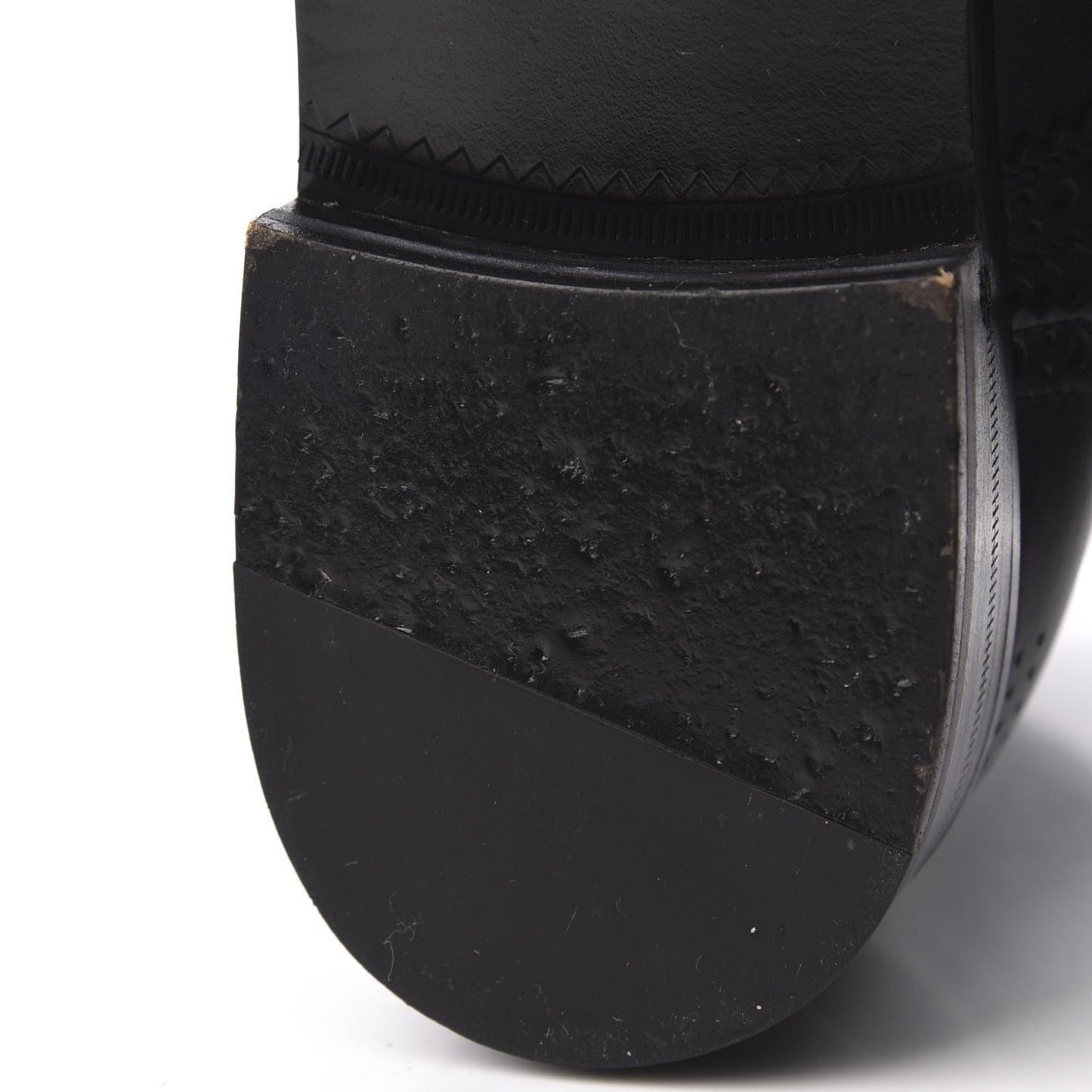 Calfskin Womens Queercore Brogue Wingtip Boots 38.5 Black