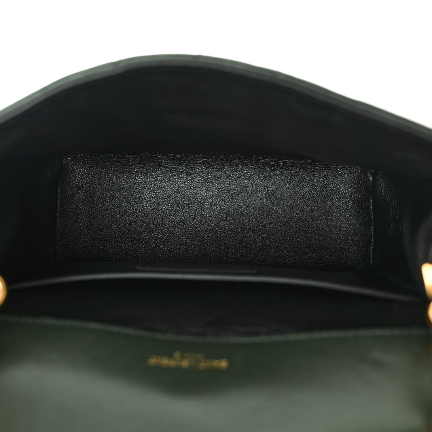 Saint Laurent Lambskin Matelasse Monogram Medium Vicky Chain Bag Algae 5 of 11