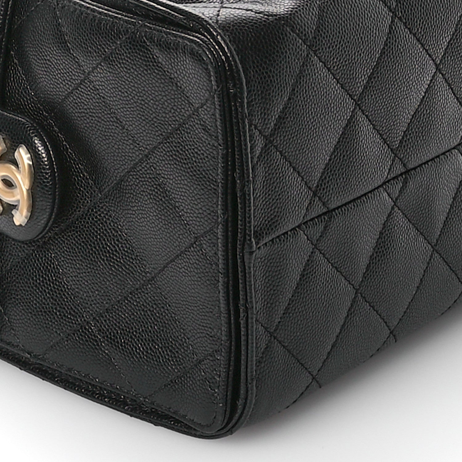 Chanel Caviar Quilted Small Chanel 25 Handbag Black 9 of 11