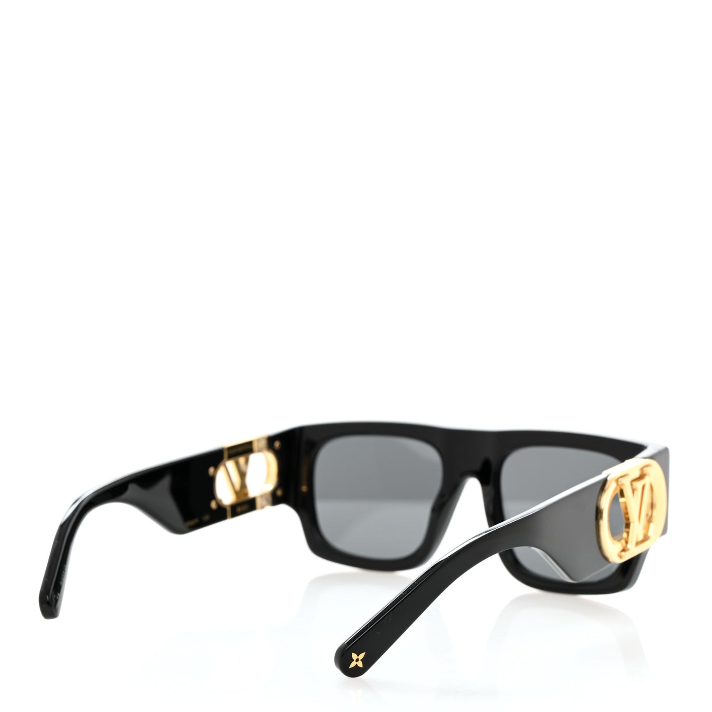 Acetate LV Link Square Sunglasses Z1478W Black