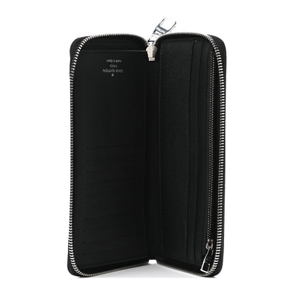 Louis Vuitton Taiga Vertical Zippy Wallet Black 4 of 4
