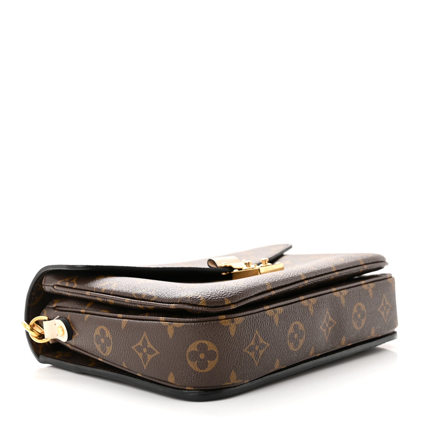Monogram Braided Pochette Metis Creme Beige