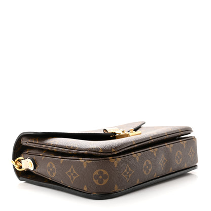 Louis Vuitton Monogram Braided Pochette Metis Creme Beige 4 of 14