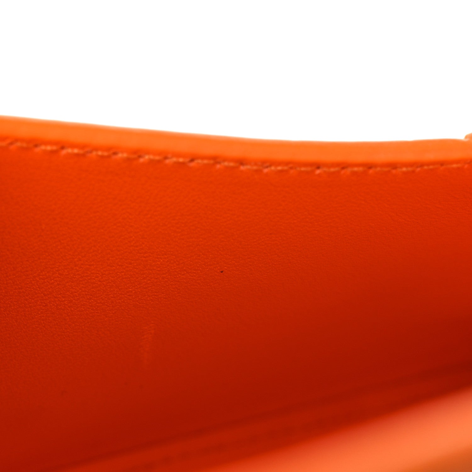 Balenciaga Shiny Calfskin Crocodile Embossed Small Hourglass Top Handle Bag Pop Orange 13 of 13