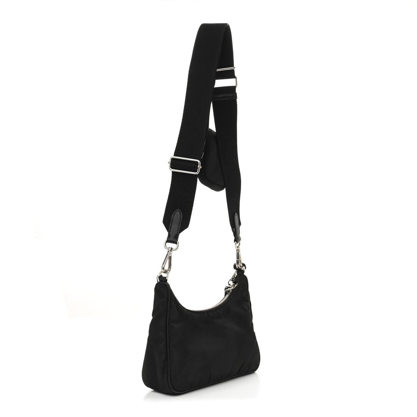 Nylon Re-Edition 2005 Shoulder Bag Black