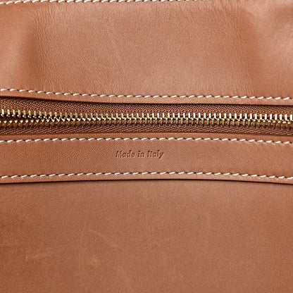 Celine Supple Calfskin Tie Knot Twisted Tote Tan 6 of 13