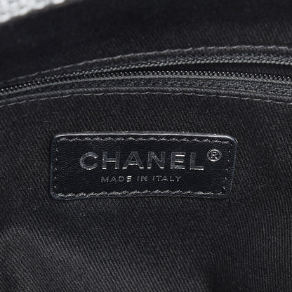 Chanel Canvas Large Deauville Tote Grey 7 of 12