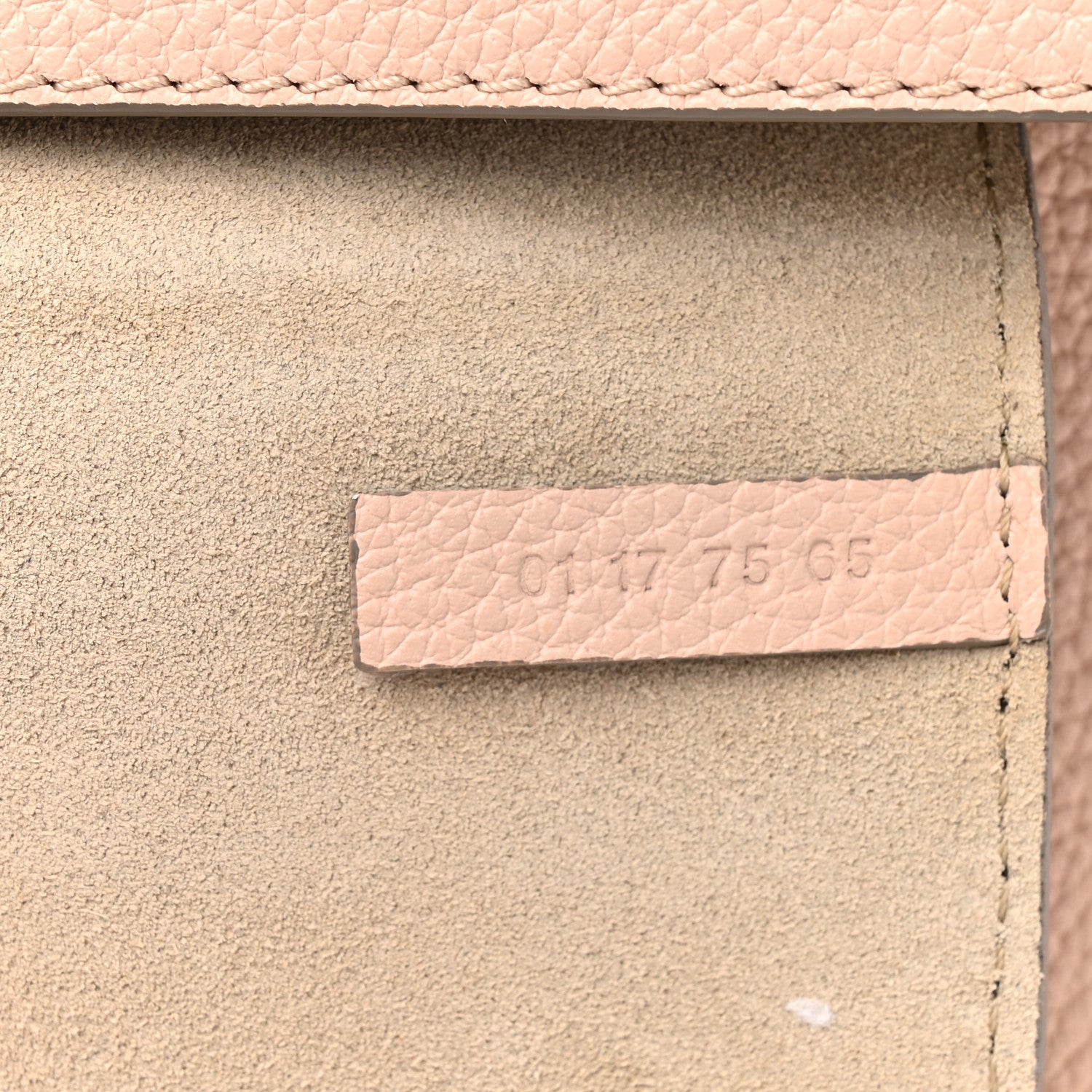Chloe Calfskin Mini Faye Shoulder Bag Cement Pink 7 of 10