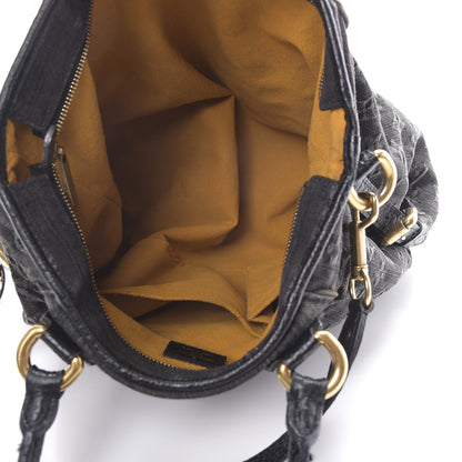 Louis Vuitton Denim Neo Cabby MM Black 4 of 13