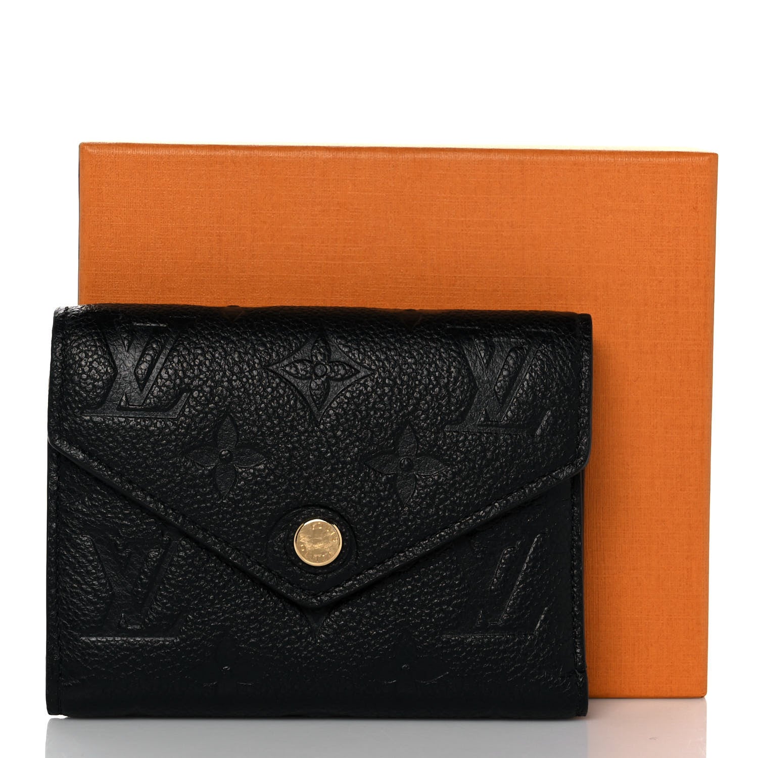 Louis Vuitton Empreinte Victorine Wallet Black 10 of 10