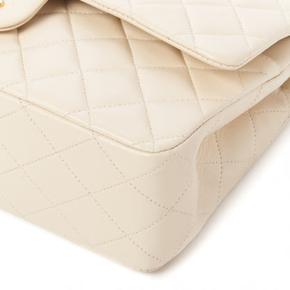 Chanel Lambskin Quilted Medium Double Flap Light Beige 5 of 11