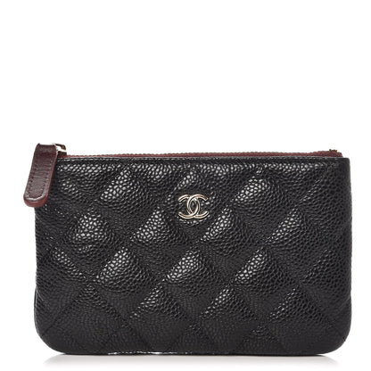 Chanel Caviar Quilted Small Cosmetic Case Black 1 of 8