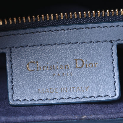 Christian Dior Calfskin Gradient Saddle Bag Indigo Blue 5 of 9