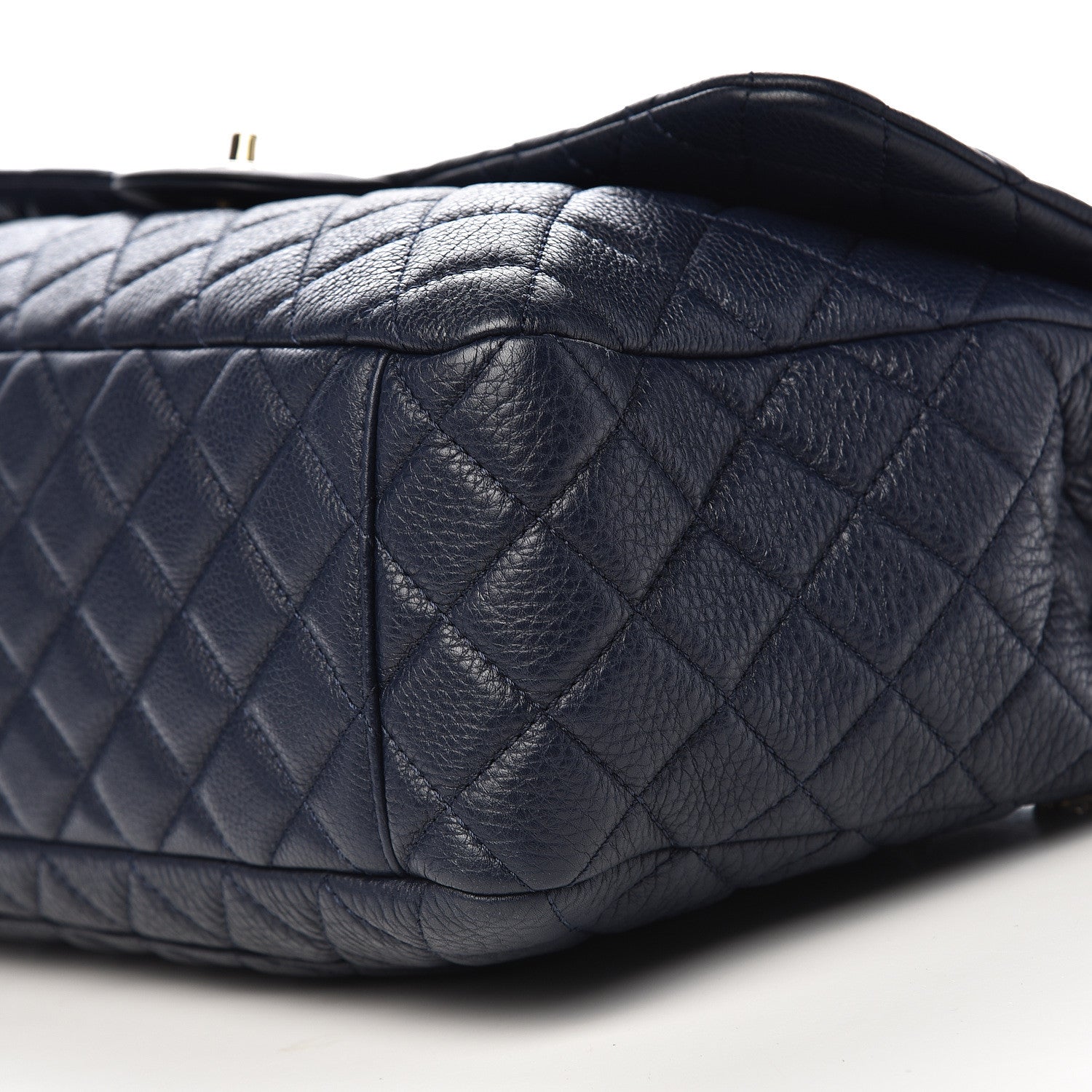 Chanel Calfskin Quilted Small XXL Travel Flap Bag Navy 9 of 10
