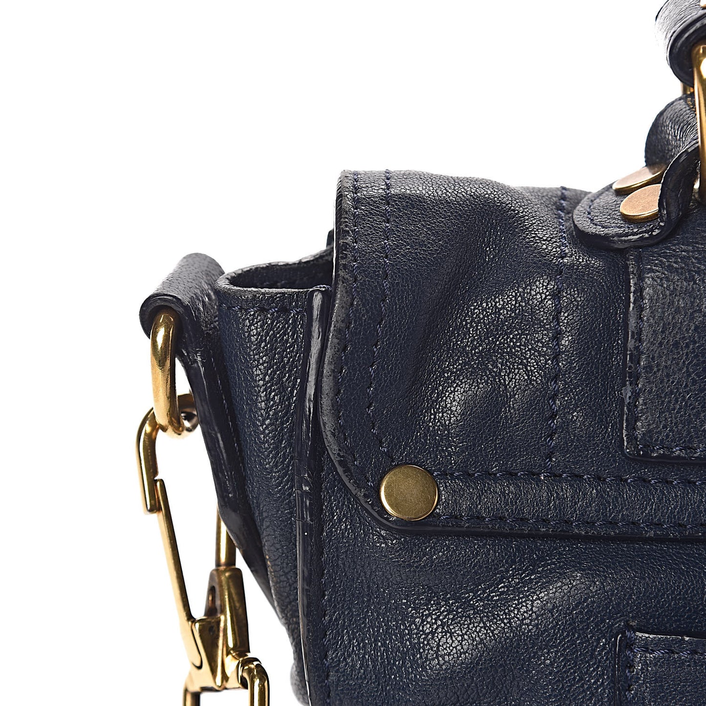 Lambskin Tiny PS1 Satchel Midnight