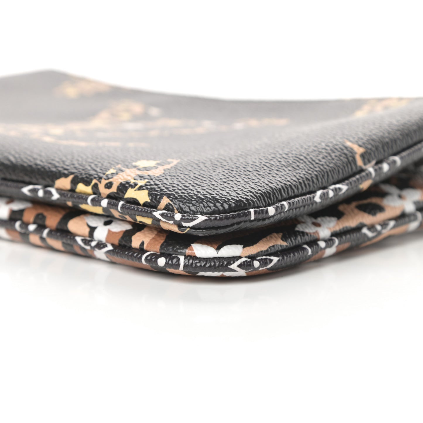 Monogram Giant Jungle Pochette Double Zip Black