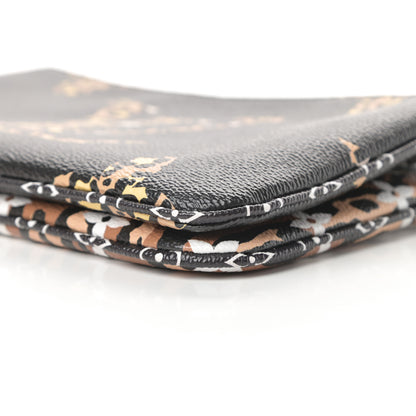 Louis Vuitton Monogram Giant Jungle Pochette Double Zip Black 11 of 12