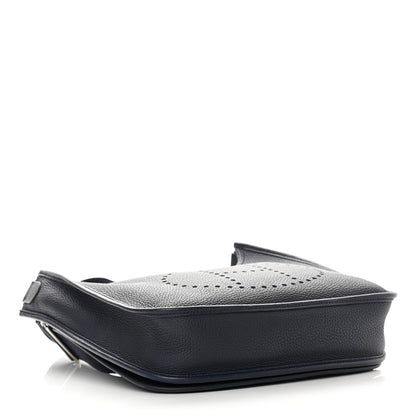 Hermes Taurillon Clemence Evelyne III PM Bleu Nuit 4 of 15