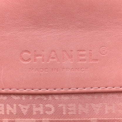 Chanel Patent Calfskin Camellia Embossed Flap Pochette Pink 6 of 13