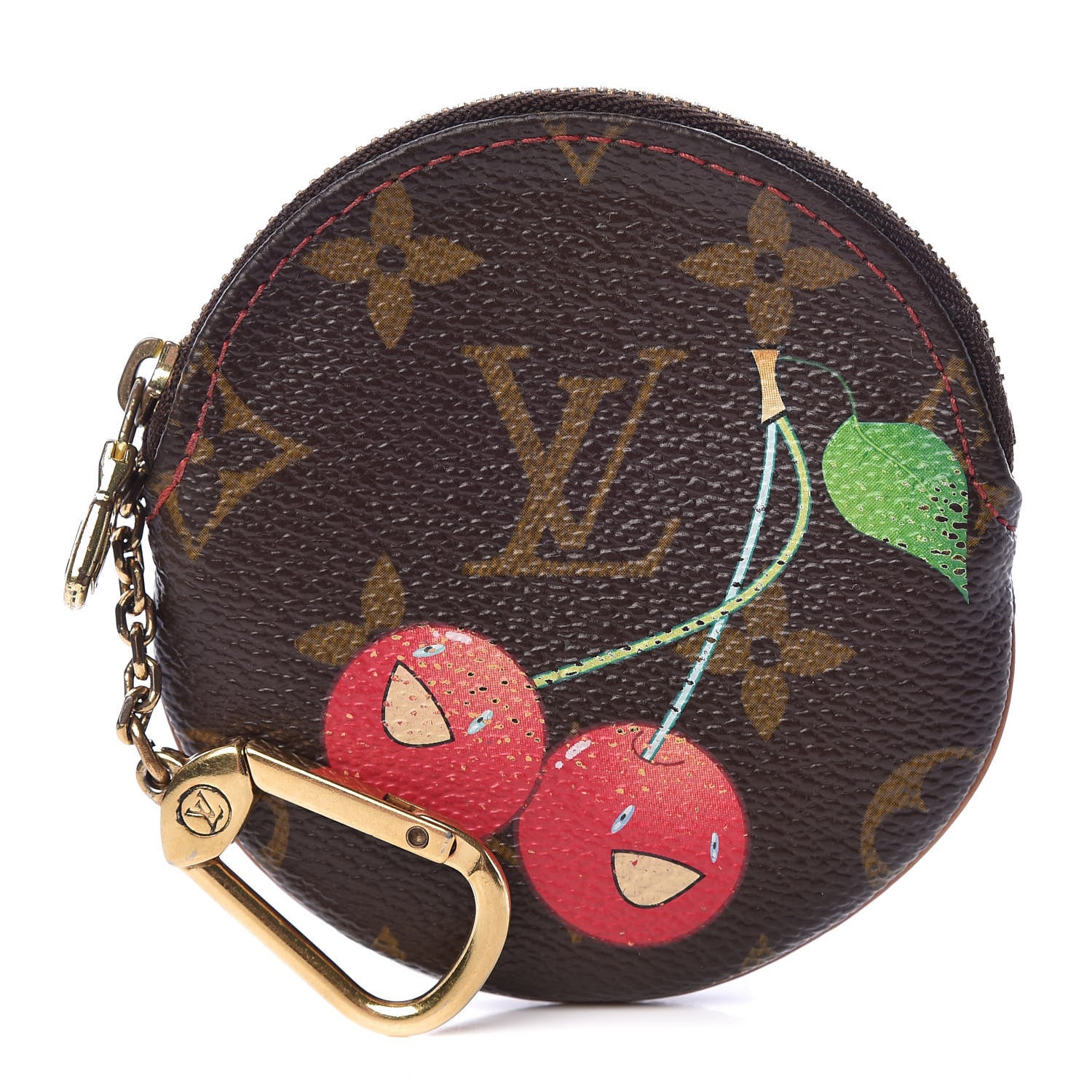 Louis Vuitton Monogram Cerises Round Coin Purse 1 of 7