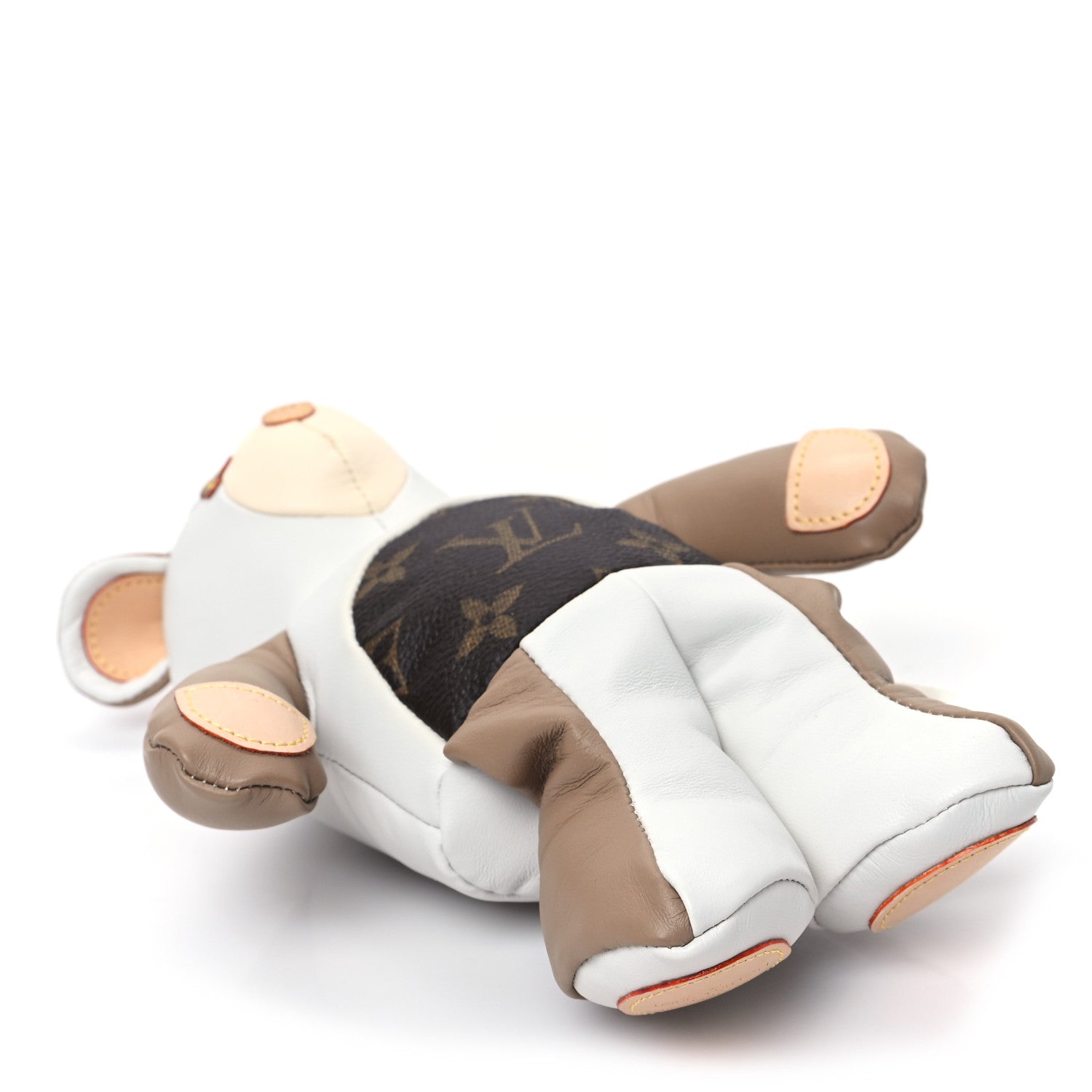 Louis Vuitton Calfskin Monogram Doudou Louis Bear Beige 4 of 7