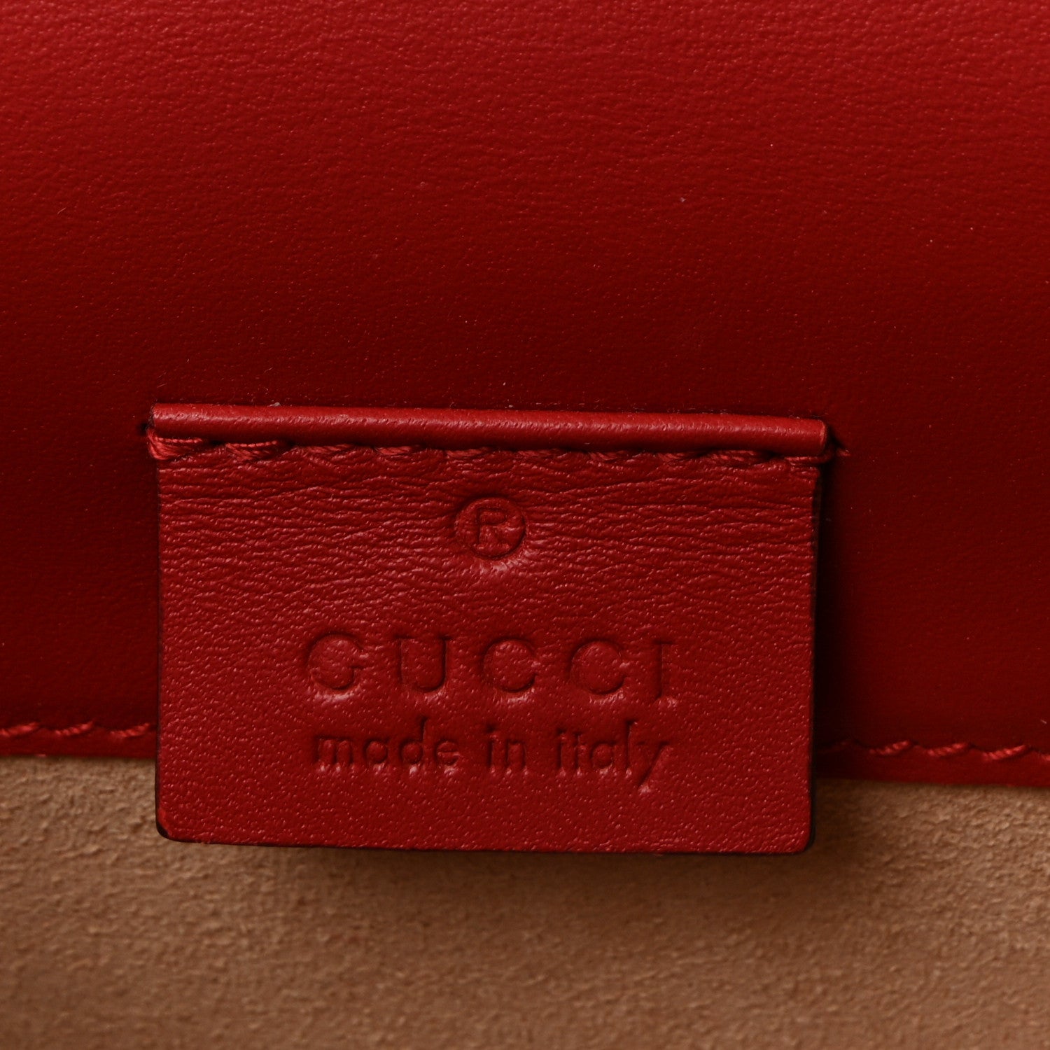 Gucci Calfskin Super Mini Sylvie Chain Shoulder Bag Hibiscus Red 6 of 10