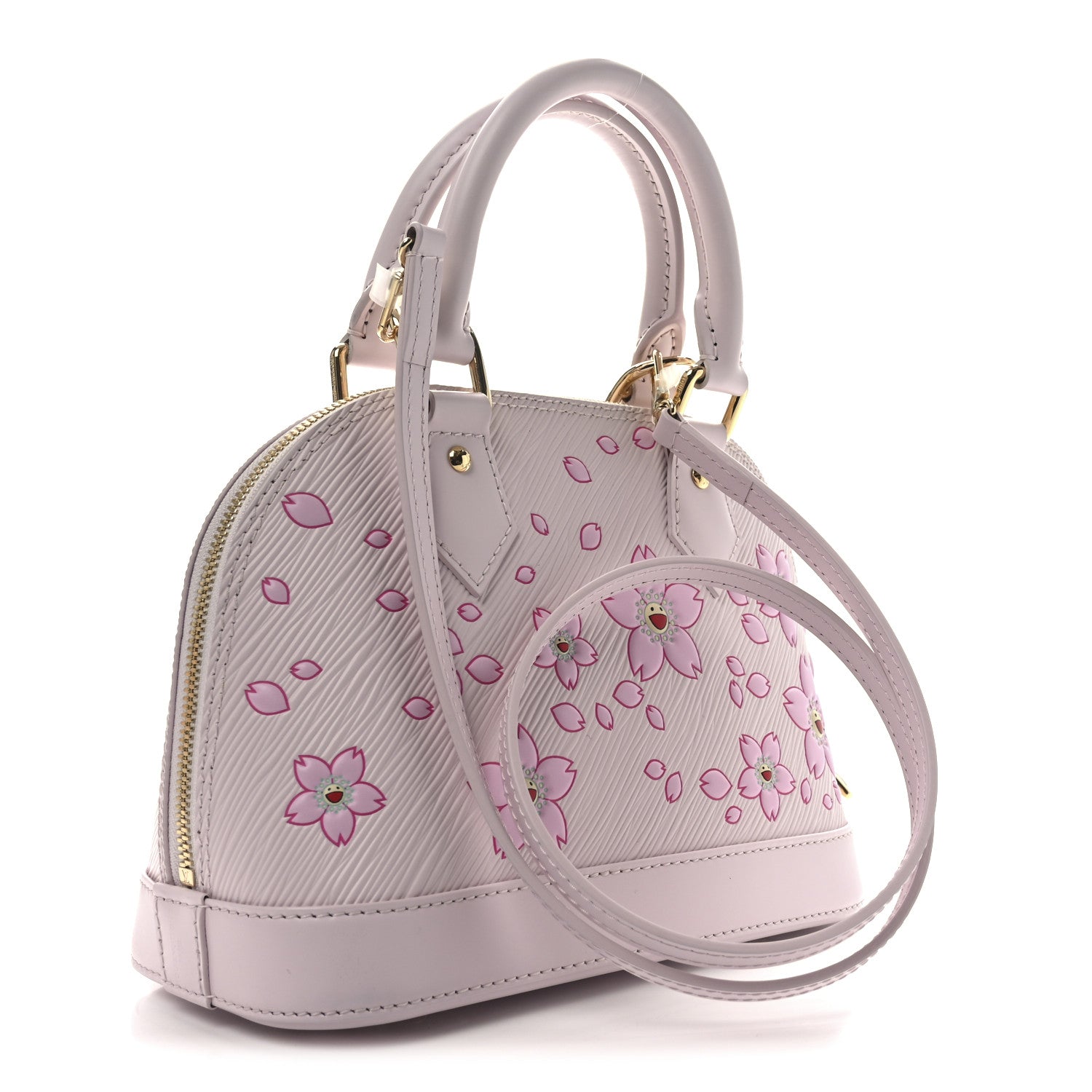 Louis Vuitton LV X TM Epi Cherry Blossom Alma BB Pink 3 of 9