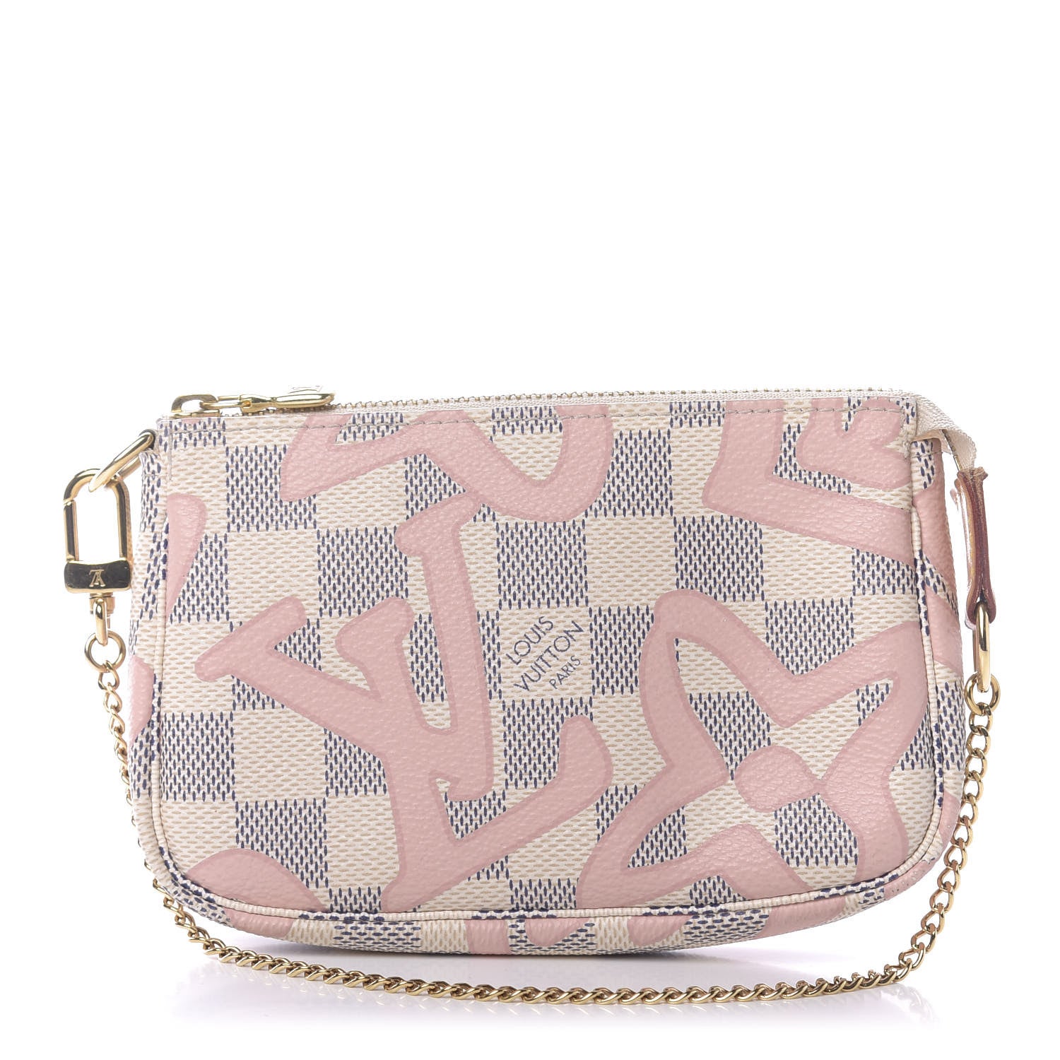 Louis Vuitton Damier Azur Tahitienne Mini Pochette Accessories 1 of 10
