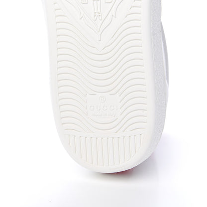 Gucci Calfskin Web Panther Removable Patches Mens Ace High Top Sneakers 8.5 White 6 of 7