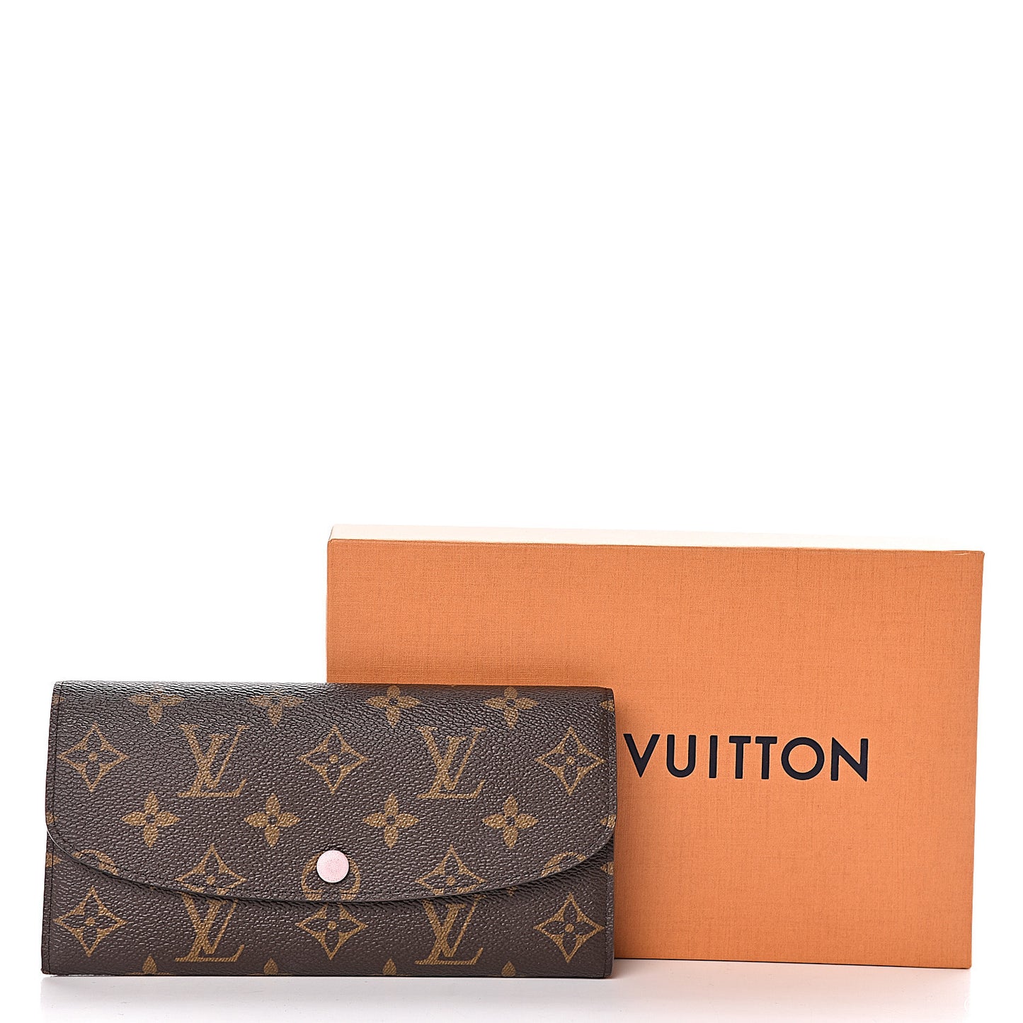 Monogram Emilie Wallet Rose Ballerine