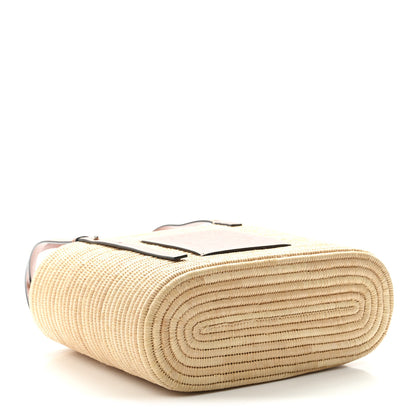 Loewe Raffia Small Square Basket Tote Bag Natural Tan 4 of 10