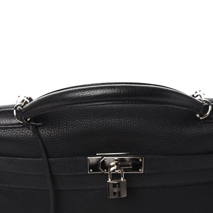 Hermes Taurillon Clemence Retourne Kelly 40 Black 34 of 34