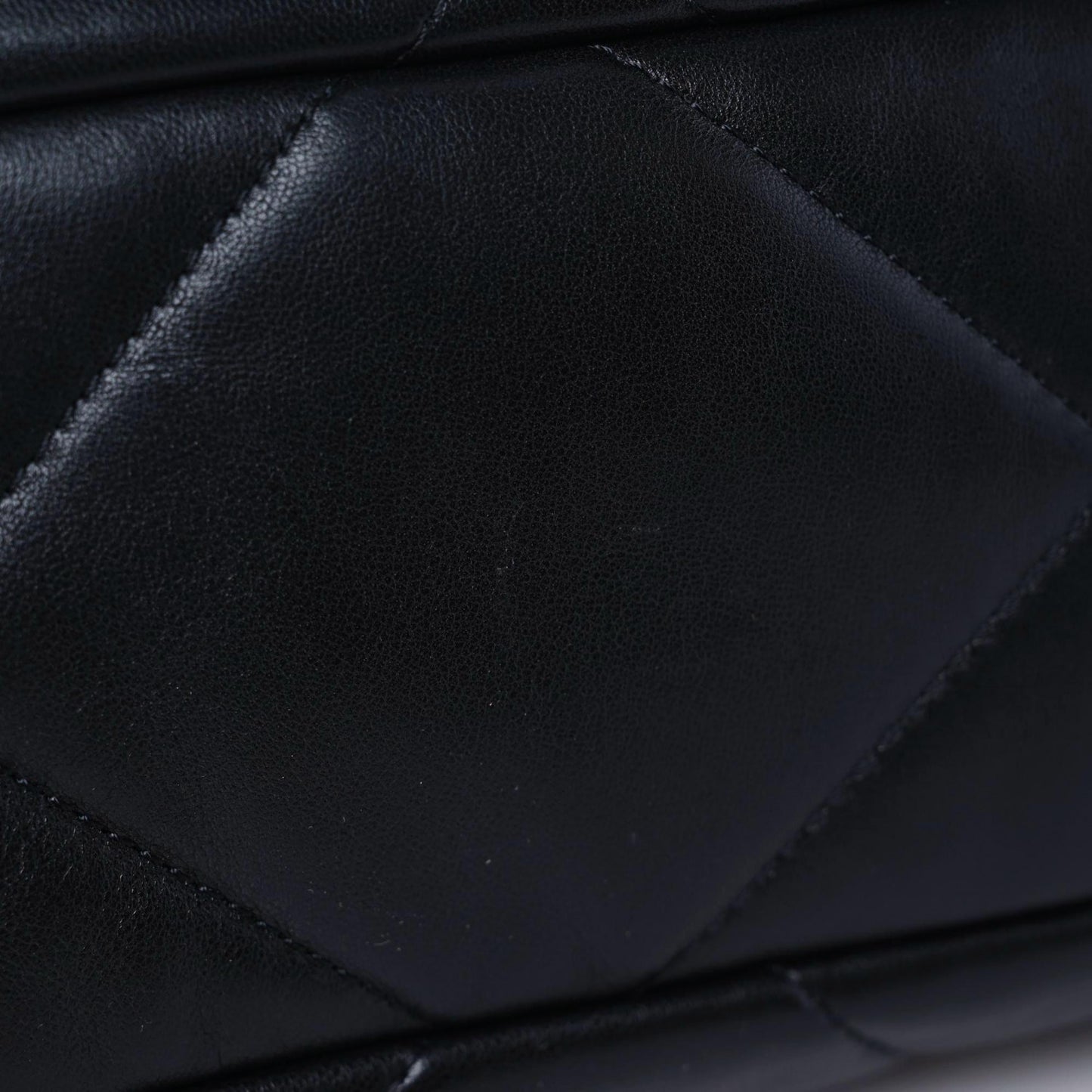 Lambskin Quilted Large Chanel 19 Flap Black
