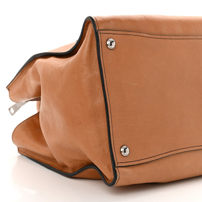 Prada Glace Calf Twin Pocket Tote Cannella 8 of 13