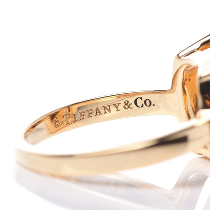 Tiffany 18K Yellow Gold Citrine Sparklers Cocktail Ring 53 6.25 6 of 8