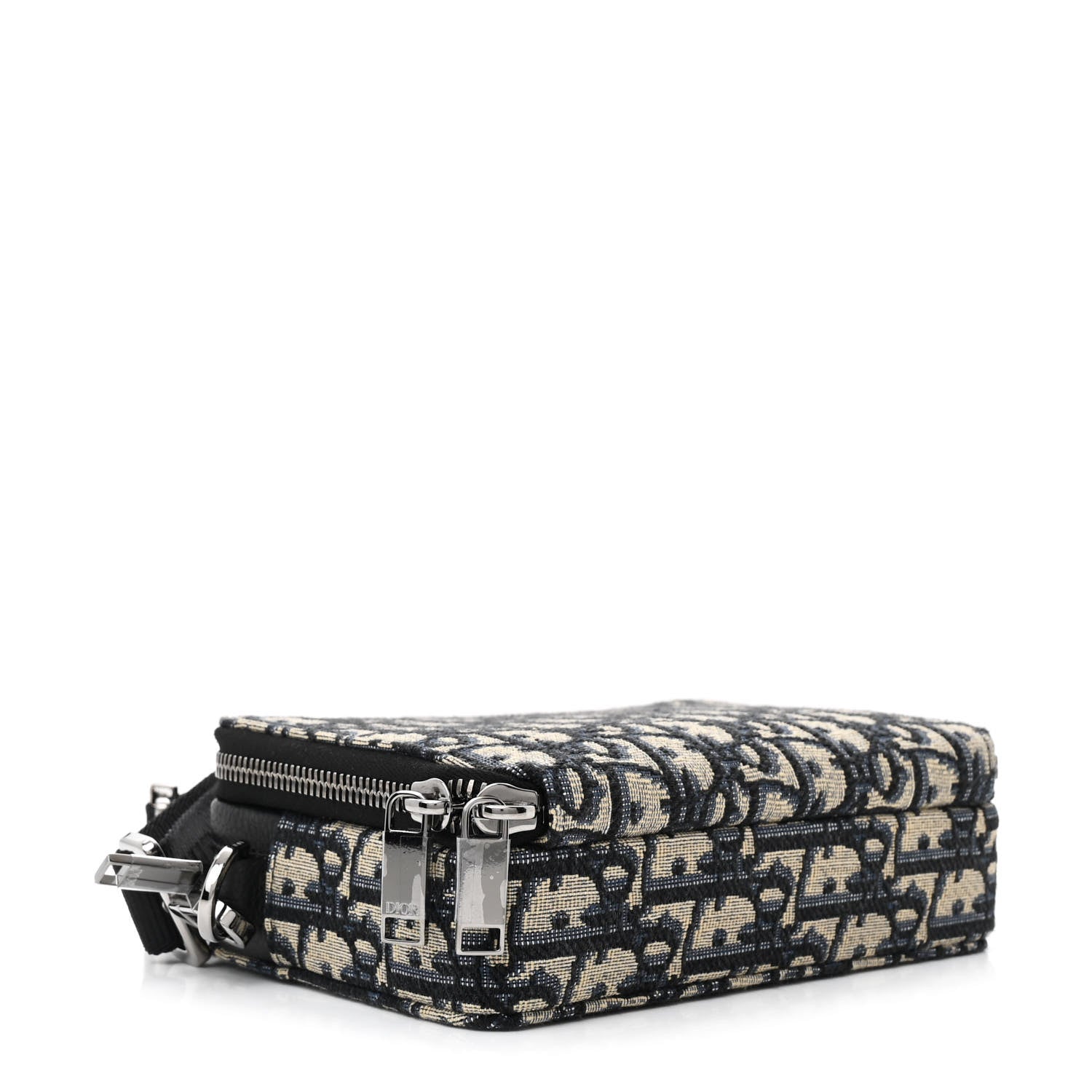 Christian Dior Oblique Pouch Navy Blue 4 of 12