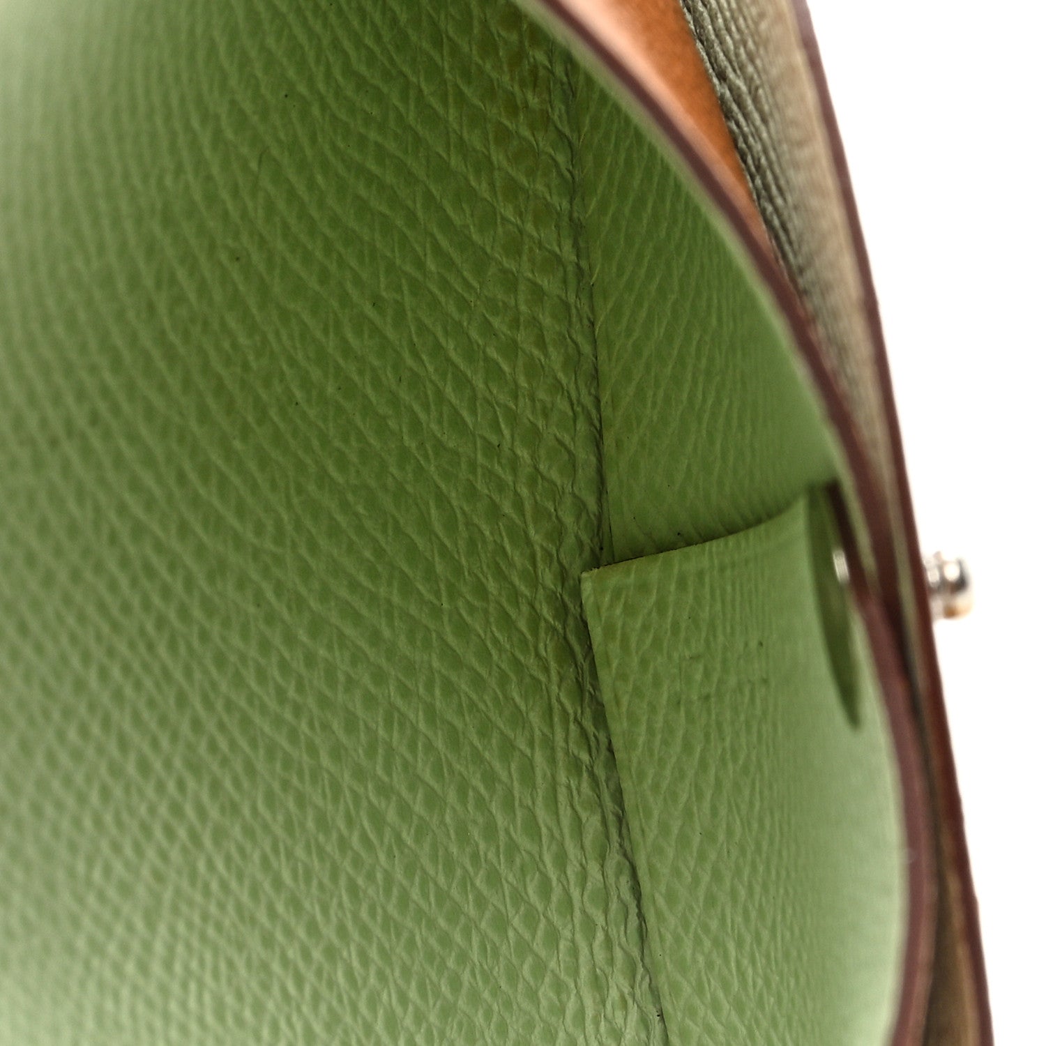 Hermes Epsom Bastia Verso Coin Purse Gold Vert Fizz 5 of 6