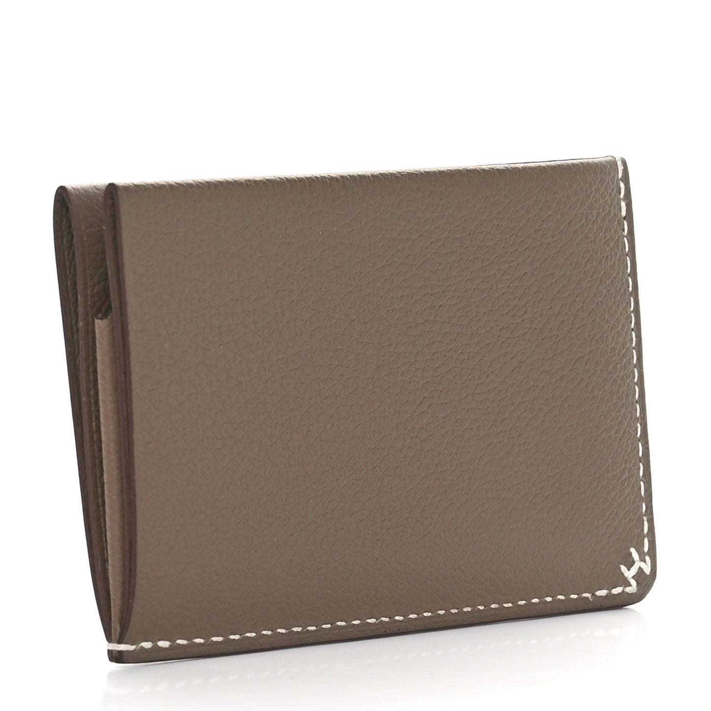 Evergrain H Sellier Verso Wallet Black Gold Etoupe