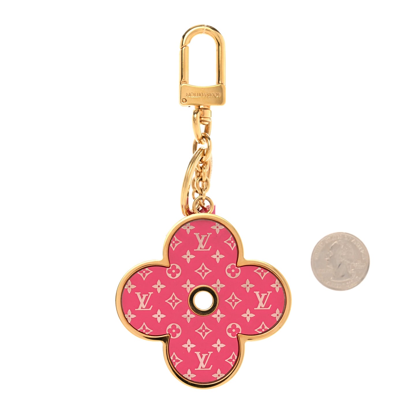 Monogram All Over Bag Charm Key Holder
