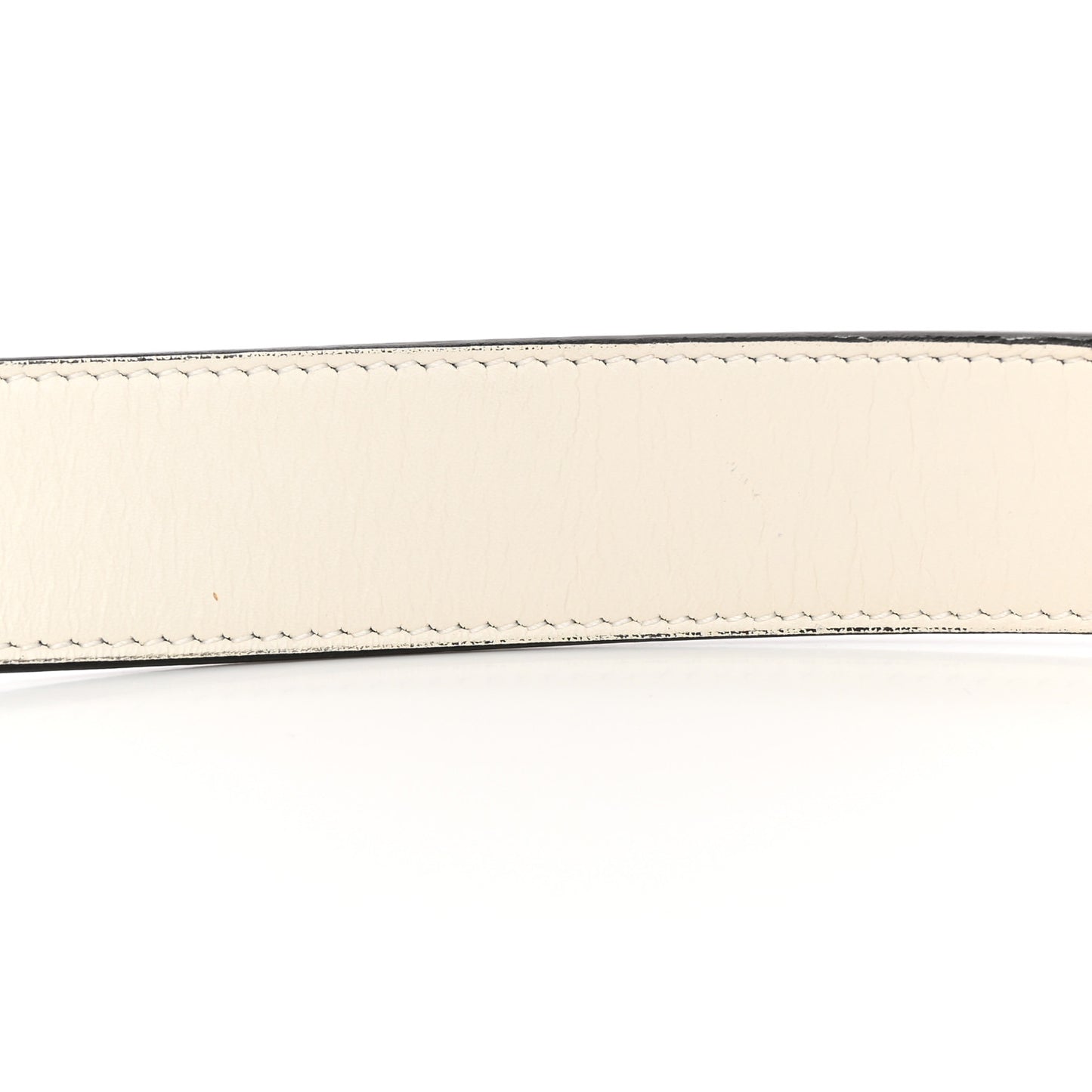 Calfskin Trapuntata Zumi 30mm Belt 85 34 White