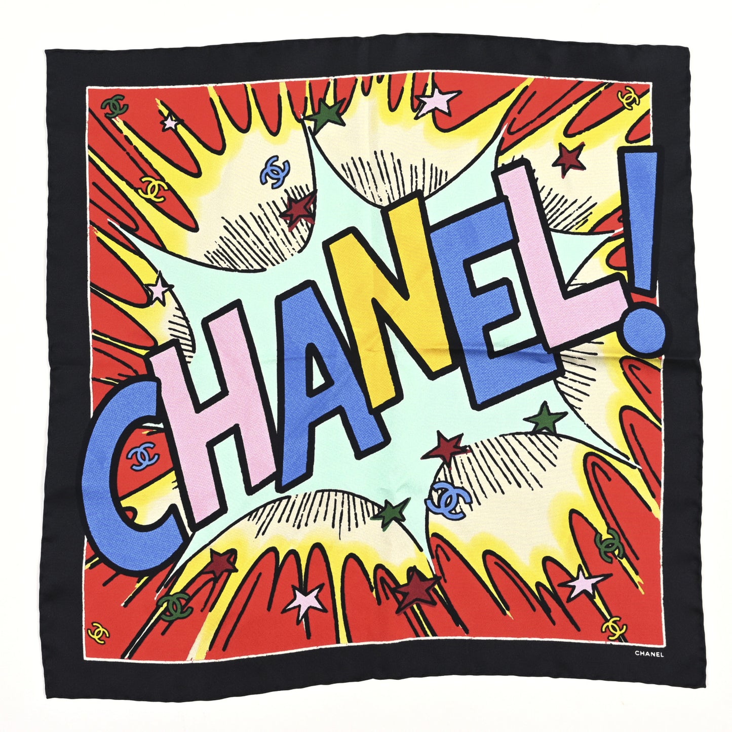 Silk CC Comics Bandana Red Black Multicolor Red Black Multicolor