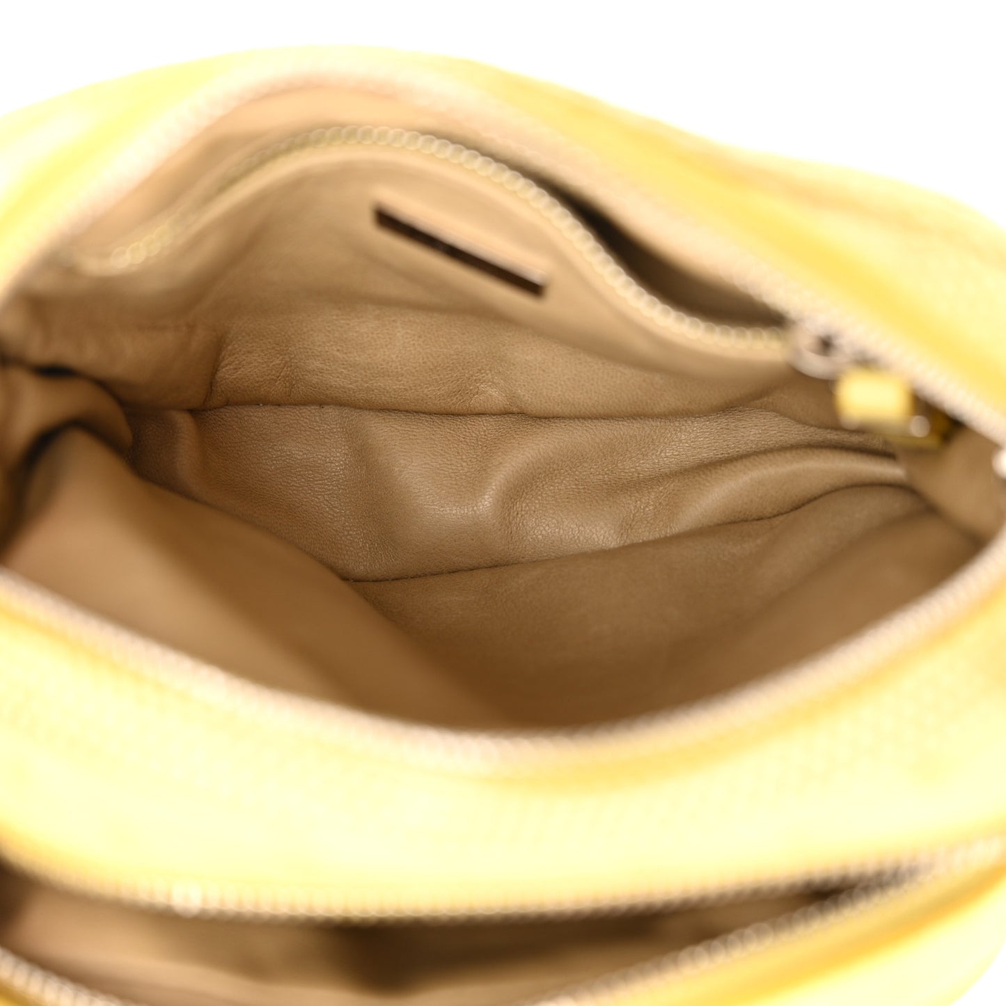 Ostrich Lizard Mini Twin Crossbody Bag Yellow