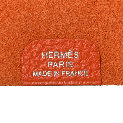 Hermes Togo Ulysse Mini Notebook Orange 6 of 10