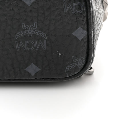 MCM Visetos Side Stud X-Mini Stark Bebe Boo Backpack Black 13 of 22