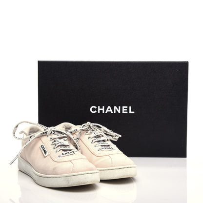 Chanel Canvas Womens Sneakers 35 Light Pink 13 of 13