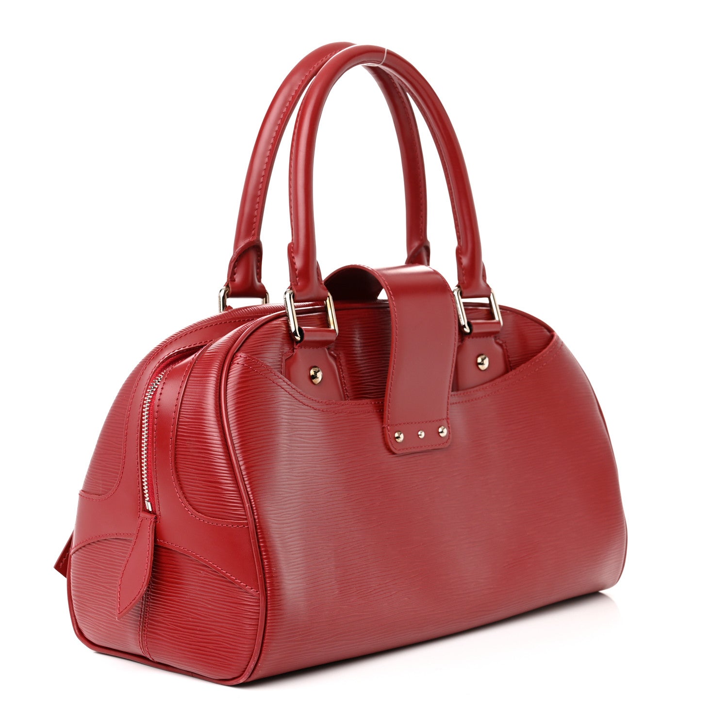 Louis Vuitton Epi Bowling Montaigne GM Red 3 of 14