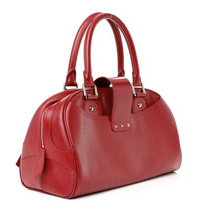 Louis Vuitton Epi Bowling Montaigne GM Red 3 of 14